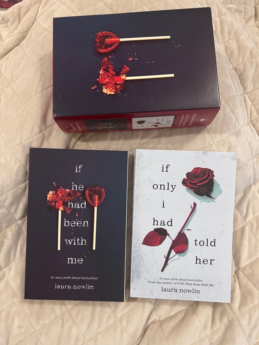 Laura Nowlin Paperbacks — If He Had Been With Me & If Only I Had Told Her